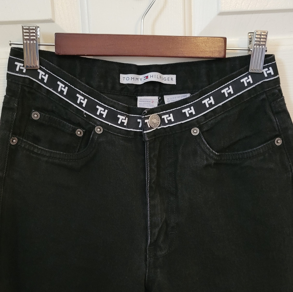 Tommy Hilfiger Vintage 90s Black Denim Jeans